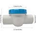 Check Valve Pool 2 Inch ABS PVC Pool Check Valve Visual Way Pipe Water Equipment Anti-Backflow Accessories for Pool - Buy Online on GoSupps.com