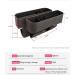 Qirc Car Seat Gap Filler and Organizer with Cup Holder - Black Red Line | Multi-Function Storage Box for Cellphones and Wallets - Buy Online on GoSupps.com