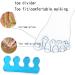Gel Toe Separators & Correctors for Overlapping Toes | Bunions, Hammer Toe & Foot Pain Relief - 5 Pack - Buy Online on GoSupps.com