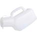 Re-Usable Male Urinal with Integral Carry Handle Anti Spill Lid 1200ml Capacity Ideal for Travel and Camping(White) Happy - Buy Online on GoSupps.com