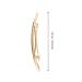 Lurrose Hair Clips for Girls - 6-Piece Set (Golden Silver Rose Gold) - Narrow Long Springs Smooth Surface International Shipping - Buy Online on GoSupps.com
