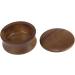 Buy Ipetboom Wooden Shaving Bowl for Men - Wet Shaving Essentials with Lid & Brush | Travel-Friendly Design - Buy Online on GoSupps.com