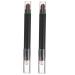 VINTORKY 2pcs Makeup Eyeshadow Eye Makeup Brush Small Eyeshadow Eye Shadow Eye Makeup Pen Abs Black