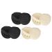 NOLITOY 4 Pairs Dispensing Type Forefoot Pad Women High Heels High Heel Insoles Outdoor Stuff Breathable Palm Socks Outdoor Accessories Ladies Half Palm Rest Arch of Foot Women's Cotton