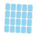 Frcolor 20 pieces leaf gel pads for hip trainer belly trainer gel pads fitness matte fitness pads replacement gel pads for abdominal stimulators Gelpads for belly hydrogeneous fitness equipment Gel-Pad 20PCs As shown