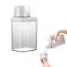 JINJUMEI 1100 ml Airtight Detergent Dispenser with Measuring Cup Washing Powder Container Washing Powder Tin Multi-Purpose Washing Powder Dispenser Transparent Detergent Box for Washing Powder and