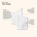 CROWN AFFAIR Microfiber Hair Towel - Oversized for Quick Drying - White - Buy Online on GoSupps.com