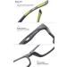 Buy Eyglajdd Sporty Reading Glasses for Men & Women - 5 Pack Blue Light Blocking Light Rectangle +2.50 in Black Blue Gray White Orange | Shop Internationally! - Buy Online on GoSupps.com