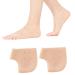 2 pairs of silicone heel cushions breathable heel spur inserts heel protection for shoes heel pillows for relief heel pain dry cracked skin colors