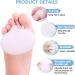 Hilph Metatarsal Pads for Foot Pain Relief - Reusable Soft Gel Cushions for Women & Men | Forefoot Pads for Morton's Neuroma (2 Pairs - Buy Online on GoSupps.com