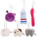 Adorable Plush Toothpaste Toothbrush Doll Keychain - Fun Cartoon Toy for Kids | Perfect Gift Idea! - Buy Online on GoSupps.com