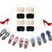 Soft Heel Cushion Pads for Kids and Ladies Shoes - 8 Pairs, Black+Beige - Buy Online on GoSupps.com