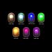 Lizusidtsy 5Pcs NFC Flash Nail Sticker LED Bare Chip Intelligent Luminous Nail Lamp Nail Sticker Enhancement Dark Blue - Buy Online on GoSupps.com