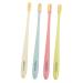 Ultechnovo 12 STK toothbrush mouth cleaning brush nipple clamps extra tongue brush travel cotton brush plastic soft fur (1 Pack) as shown x 3 pieces
