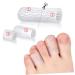 SILICONE Toe Sleeve Protectors - 4 Pairs | Adjustable Gel Open Toe Tubes for Toe Protection - Buy Online on GoSupps.com