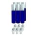 Beauticom Glass 10ml Roller Bottles with Metal Cap - Essential Oil Aromatherapy & Perfume | Frosted Blue (12 Pack - Buy Online on GoSupps.com