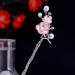 2-Piece Chinese Hair Chopsticks Set with Pearl Flower Decor - Vintage Hair Sticks Barrettes for Women - Buy Online on GoSupps.com