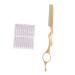 1 Set Hair Thinning Hair Cutting Kit Hair Styling Thinning Razor Hair Thinner Hair Cutting Razor Haircutting Razor Manual Haircut Razor Hair Styling Razor Metal Shaving Razor 1 Count (Pack of 1) Golden