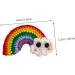 minkissy 2 Pairs Rainbow Barrettes Girl Rainbow Hair Clips Wool Felt Rainbow Charm Hair Pin Cartoon Hair Clips Rainbow Earring Ornaments Girls Hair Clips Hair Bow Yarn Child Decorate Wild - Buy Online on GoSupps.com