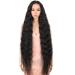 41 Inch Style Icon Lace Front Wavy Synthetic Wig with Baby Hair - 130% Density (1B) - Buy Online on GoSupps.com