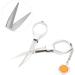Bonbela Stainless Steel Pocket Travel Folding Scissors Key Chain Fishing Scissor Thread Cutter - Buy Online on GoSupps.com
