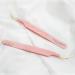 Fiber Tip Eyelash Tweezers Professional Stainless Steel Tweezers Lash Extension Isolation Volume Classic Lashes Curved Straight Tweezer with Measurements - Pink Lavi Lashes (Curved) - Buy Online on GoSupps.com
