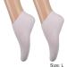 VOCOSTE 1 Pair Moisturizing Gel Socks Cracked Foot Care Protector Ankle Silicone Socks White L Size - Buy Online on GoSupps.com