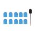 Buy Blue Manicure Tool & Nail Polishing Head - Salon Quality for Home Use | International Shipping Available - Buy Online on GoSupps.com