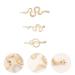 Beaupretty Vintage Snake Hair Clips - 3 Pcs Decorative Metal Barrettes for Women | Stylish Hair Accessories - Buy Online on GoSupps.com