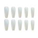 Chtom Ni a 124 Long Ballet White Gold Light Fiction Tablets with Nail Stickers - 1 Tablet & 24 Megail Stickers for Stunning Nail Art - Buy Online on GoSupps.com