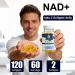 VYHTHV 120-Count NAD+ Supplement Capsules with UV Protection | Daily Vitality Suitable for Men and Women - Buy Online on GoSupps.com
