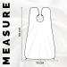 Buy Bard Apron for Men with Suction Cup - Non-Stick Facial Hair Trimming & Shaving Apron - White & Black - Buy Online on GoSupps.com