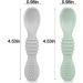 Pandaear 2er Children's Silicone Plate Set - Suction Cup Baby Plate & Spoon 3-Divided BPA-Free Non-Slip for Easy BLW Dining - Buy Online on GoSupps.com