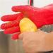 ESASAM Cleaning Gloves Peeled Potato Cleaning Glove Kitchen Vegetables Rub Fruit Skin Scraping Fish Scales Non-slip Household Glove Kitchen Accessories - Buy Online on GoSupps.com