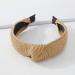 Boho Chic Huachi Straw Headbands for Women - Wide Knotted Hair Bands for Summer Fashion | Beach Hair Accessories - Buy Online on GoSupps.com