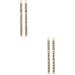 FRCOLOR 4 Pcs Eyebrow Spoolie Brush Waterproof Eye Liner Pencil Eyebrow Pencil Brush Eye Shadow Pencil Girl