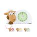 Zuzu Sam the Lamb clock - sofa bed and night light |Brings your child with visual indicators when they wake up |Adjustable brightness |Automatic shutdown (camel)