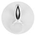 Nail Polish Bottle Holder Angled Nail Polish Bottle Holder for Manicure (WHITE)