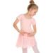 Arshiner Girls 2PCS Short Sleeve Ballet Leotards with Sequined Dance Skirt | 8-9 Years | Ballet Pink - Buy Online on GoSupps.com
