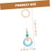 iBaseNice 4pcs Stroller Yarn Bead Pendant Rattles Crib Hanging Set - Buy Online on GoSupps.com