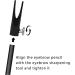 Qukaim Eyebrow Pencil Sharper Eyebrow Pencil Sharpening Tool Firmly Fixing Adjust Screw Duckbill Sharpener Aid Black - Buy Online on GoSupps.com