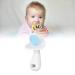 Large Easy Grip Baby Teether Stick | Silicone Teething Toy for Newborn | Boilable Candy Shape | Sensory Development | Textured Handle | 6-12 Months (Blue White) - Buy Online on GoSupps.com