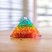 7 Chakra Pyramid Crystal Orgone with SBB Coil - Healing Reiki Energy Stones - Home Gift - Buy Online on GoSupps.com