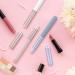 AOOWU Lip Brush Set - 3 Pcs Reusable Applicators for Women | Travel-Friendly Makeup Brushes for Lipstick, Eyeshadow & Eyebrows - Buy Online on GoSupps.com