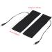 Risegun USB Heating Pillows - 1 Pair Black Carbon Fiber Heating Mats for Feet | 5V Electro Heating Film - Buy Online on GoSupps.com