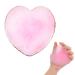 Sibba heart-nail palette art resin manicure tool mixing palette nail art palette heart shape nail polish holder color mixing plate nail painting display DIY cosmetic mixed tools (golden border pink)