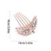 Peacock Hair Combs - 2 PCS Pearl Rhinestone Hairpins for Bridal Wedding - Crystal Hair Accessories in Silver & Mixed Colors - Buy Online on GoSupps.com