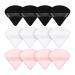 SBTRKT Triangle Velvet Powder Puff - 2/12Pcs Makeup Sponges for Face & Eyes - Black & Rose Red Cosmetic Tool for Contouring & Foundation - Buy Online on GoSupps.com