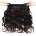 LUXEDIVA Brazilian Virgin Body Wave Hair 4 Bundles 400g/14.1oz - Natural Black 18/20/22/24 Inch Bundle Deals | 100% Unprocessed Human Hair Extensions - Buy Online on GoSupps.com