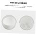 LABRIMP 10pcs Steamed Egg Cup Mini Microwave Stainless Steel Microwave Egg Cups Micro-wave Oven Ceramics - Buy Online on GoSupps.com